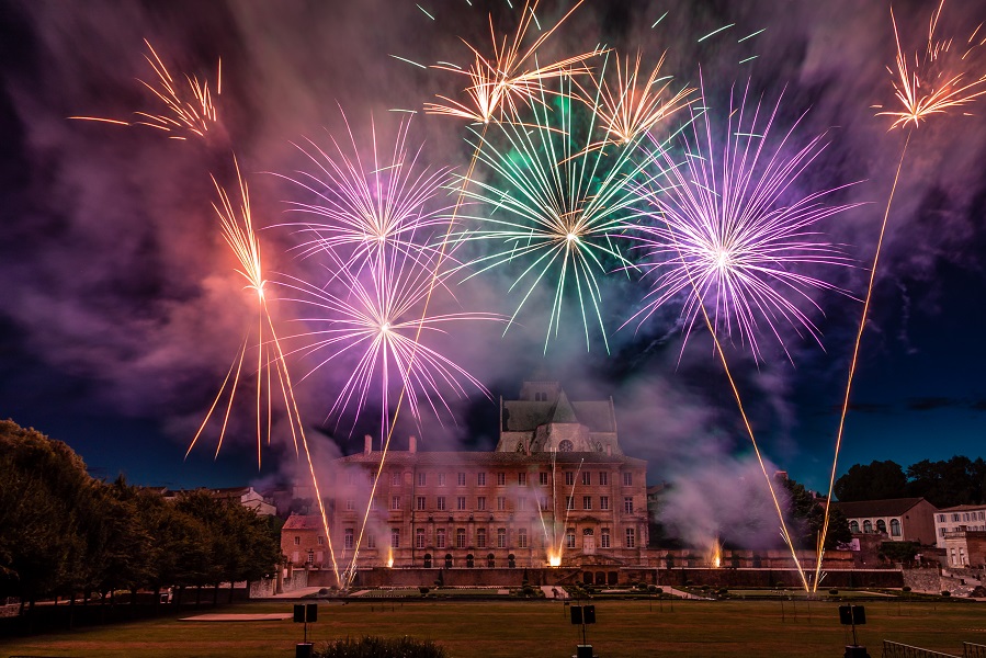 Abbaye feux artifices